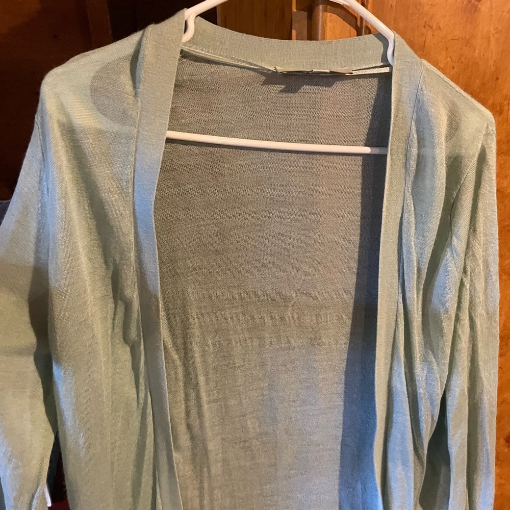 Loft mint cardigan